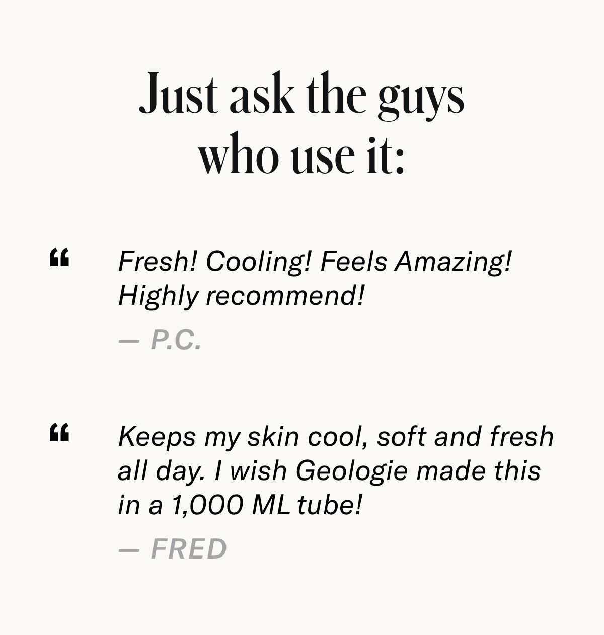 Geologie 22 Moisturizer Today, 45 Moisturizer Tomorrow. Milled