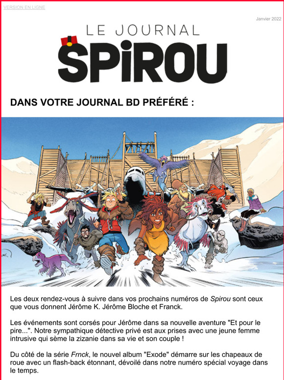 Dans votre journal BD prfr...