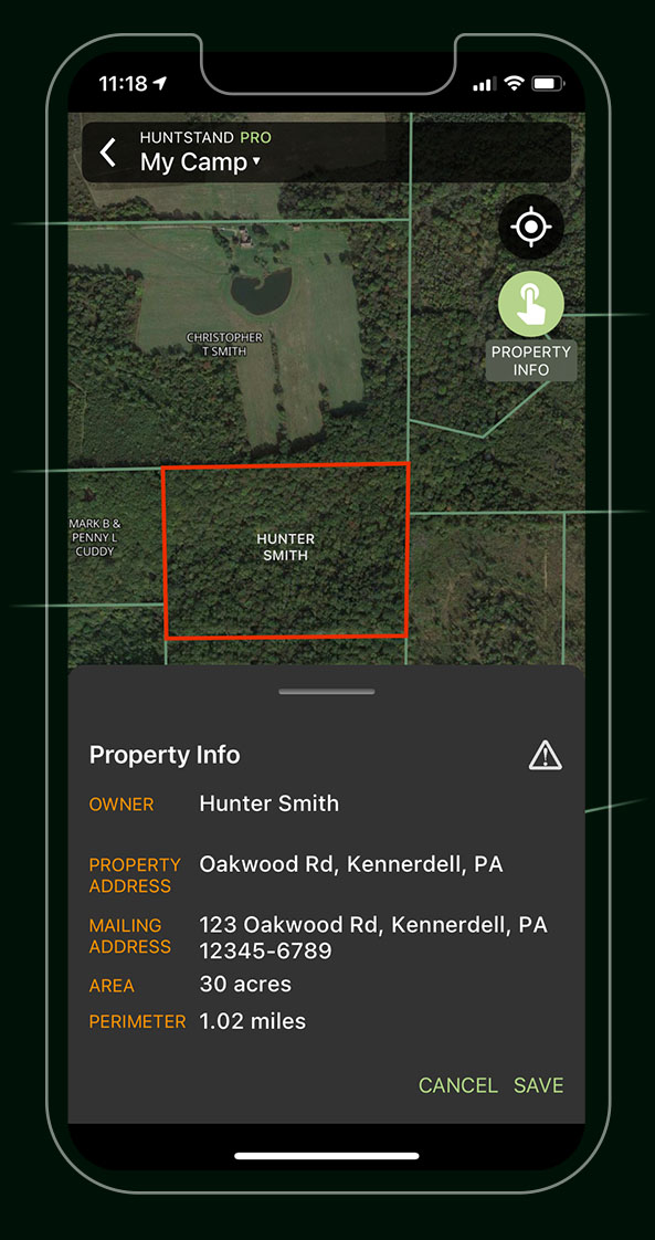 HuntStand Sale on Nationwide Property Boundaries Milled