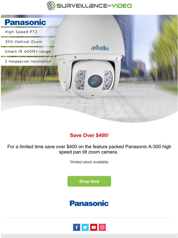 High Speed PTZ Savings Are Here...