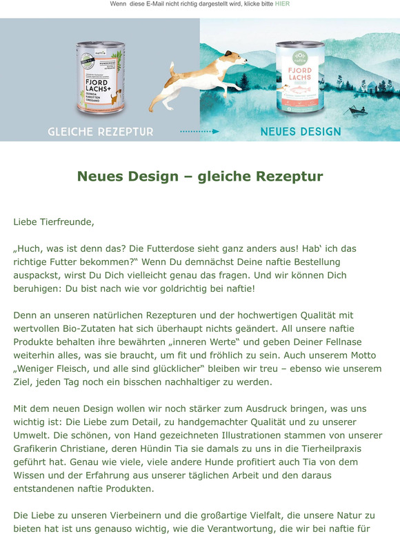 Neues Design - gleiche Rezeptur