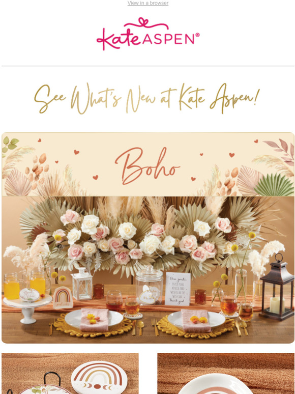 See What's New at Kate Aspen!