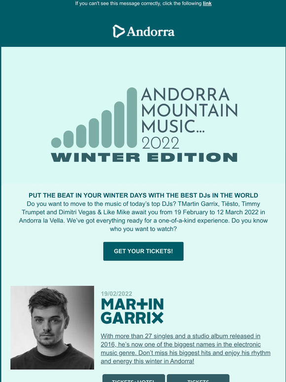 Andorra Mountain Music, do you already have your ticket?
