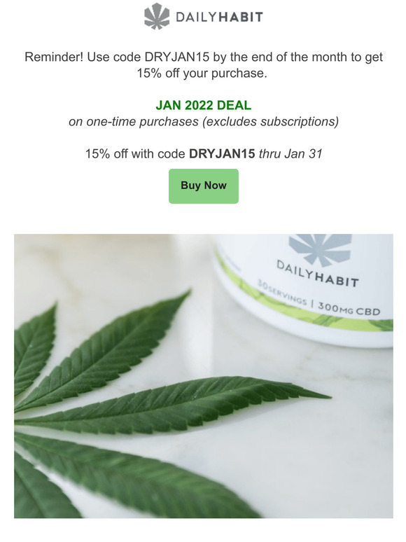 Reminder: Take 15% off this month