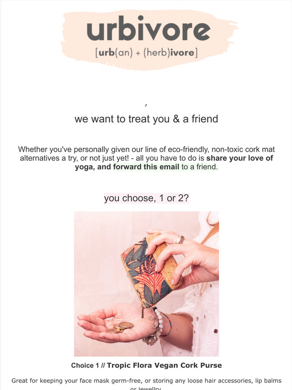 Gift yourself & a friend something special, on us!