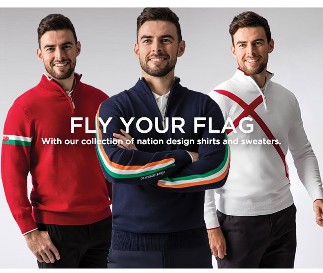 Glenmuir nations shirts and sweaters