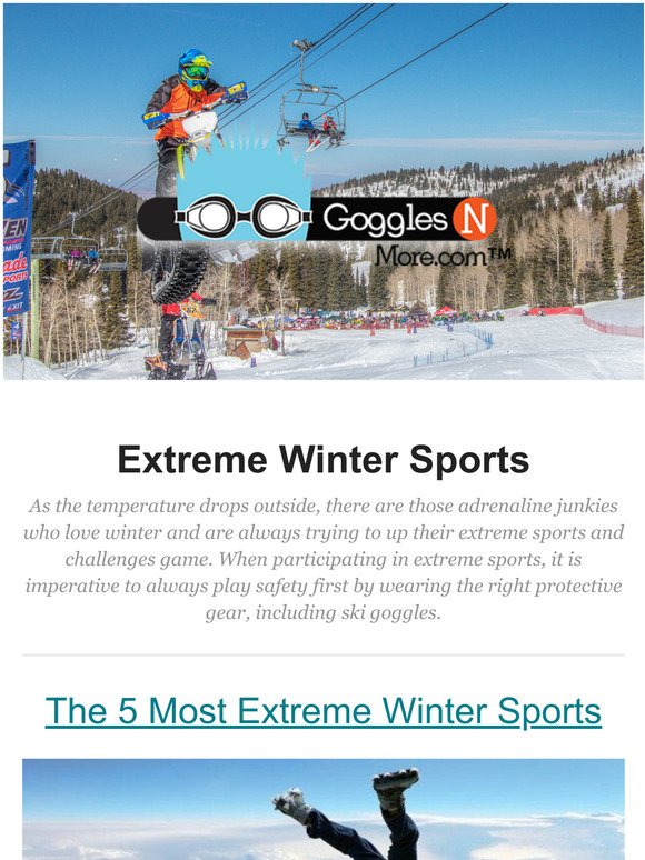 What Are The Most Extreme Winter Sports?