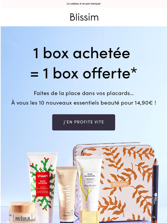 C'est bientt fini : 2 box pour le prix d'une !