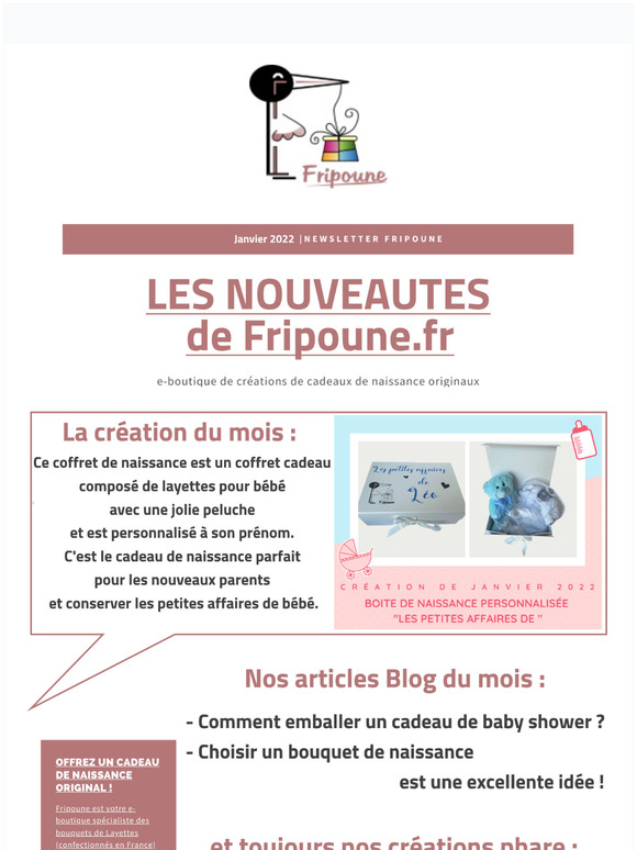 Fripoune - Newsletter Janvier 2022