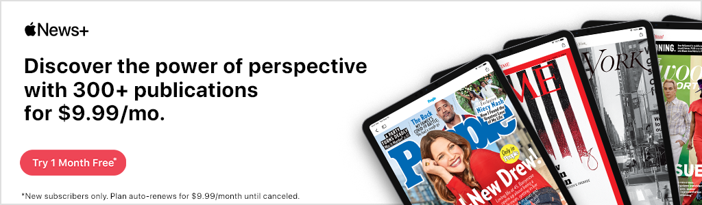 Try Apple News+ For Free