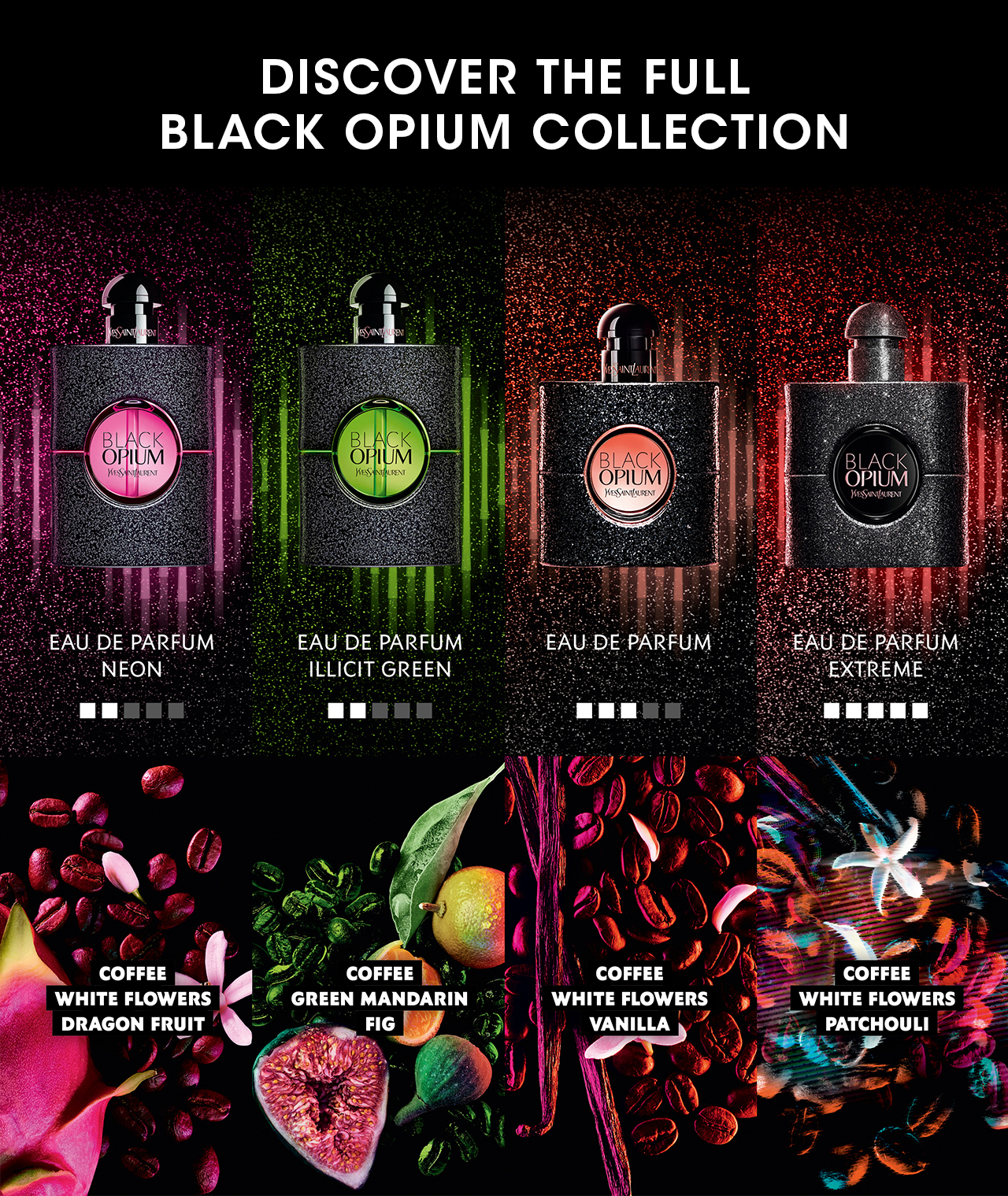 Yves Saint Laurent Beauty Aff UK: Discover Black Opium Illicit Green ...