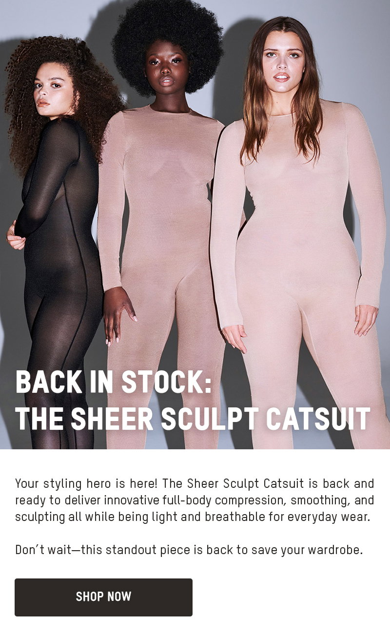 SKIMS: The Sheer Sculpt Catsuit Is Back!