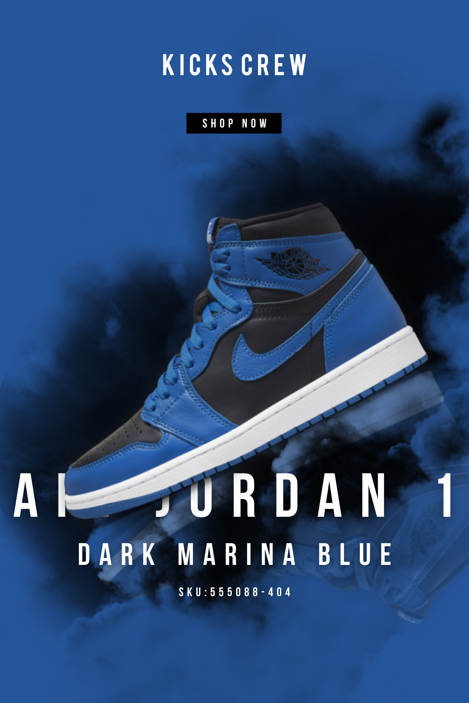 KicksCrew Sneakers: Dj Vu with the Air Jordan 1 Dark Marina Blue