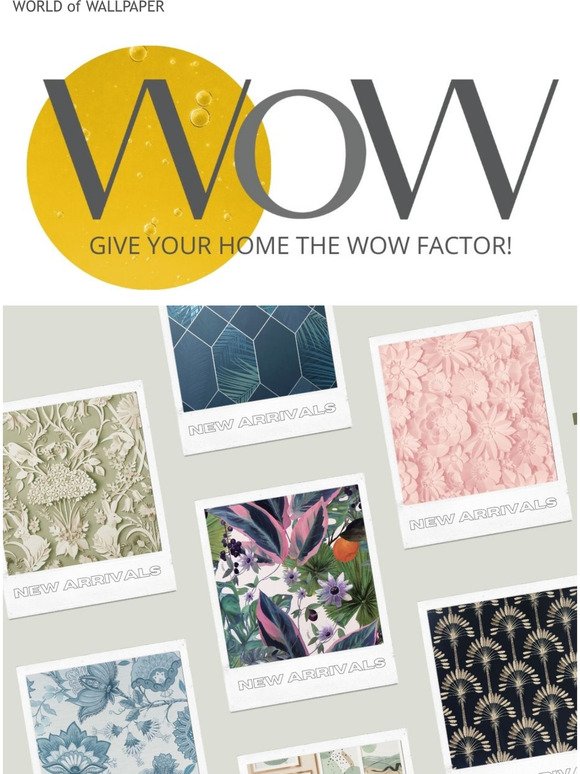 Brand New Arrivals at World of Wallpaper
