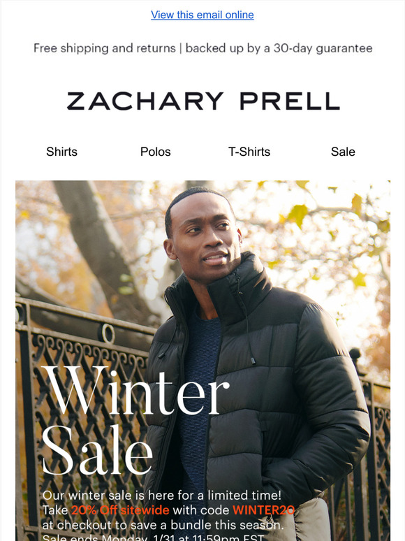Our Winter Sale Starts Now - Save 20% Off Sitewide!