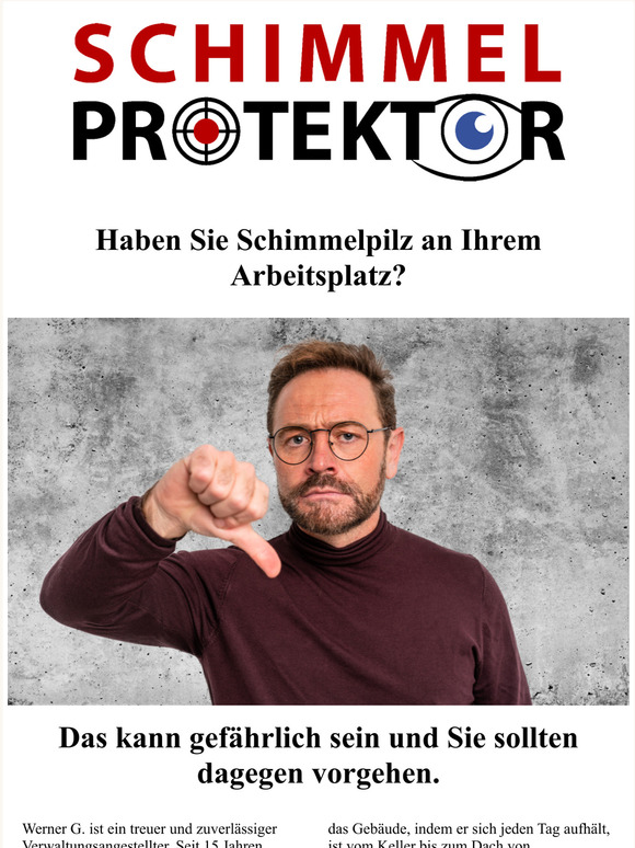 Schimmelpilz am Arbeitsplatz - Wie gro ist die Gefahr?