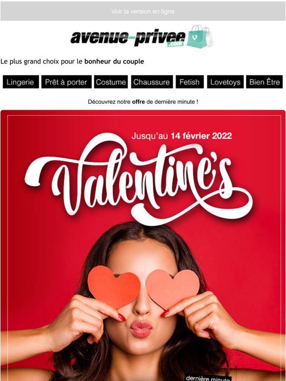 Edition limite  Dcouvrez le Calendrier St Valentin  -30%  Livraison Offerte 24H