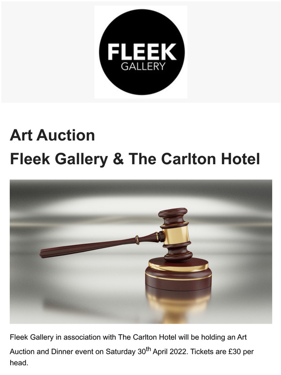 Art Auction with Fleek Gallery & The Carlton Hotel
