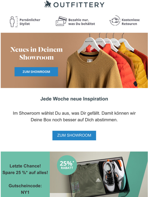 Dein Showroom wurde aktualisiert!