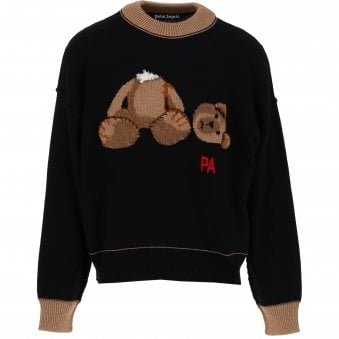 Black & Brown Kill The Bear Knitted Sweater