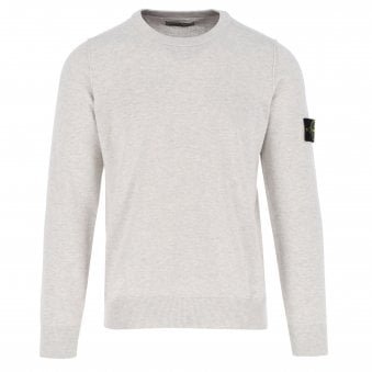 Grey Soft Cotton Knitted Jumper