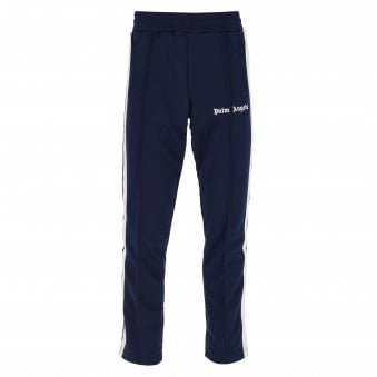 Navy & White Classic Track Pants