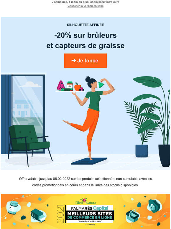 -20% sur les Brleurs de graisse pour aider  matriser son poids