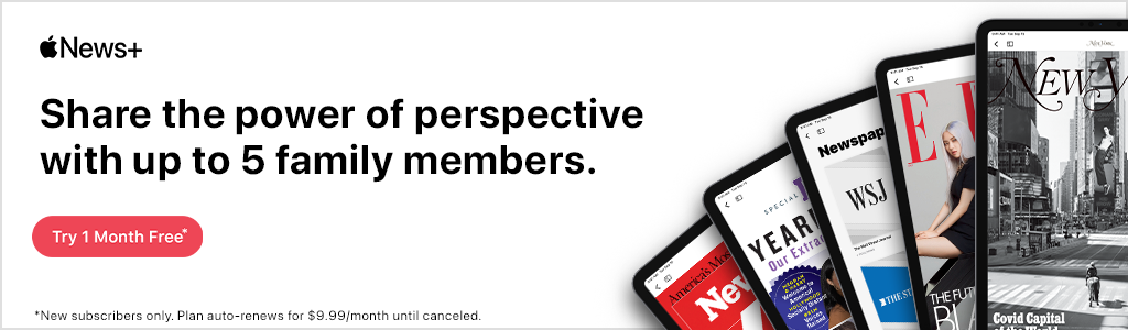 Try Apple News+ For Free