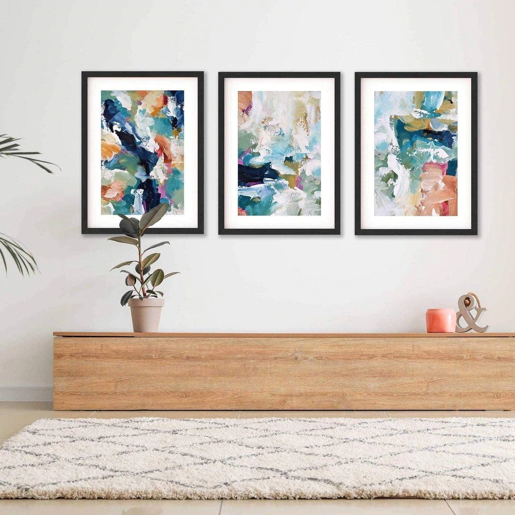 Image of Blush & Teal - Print Set Of 3