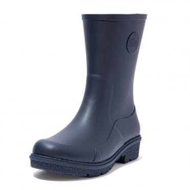 FitFlop Wonderwelly™ Short Rubber Boots in Midnight Navy