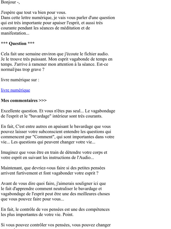 -Voici Comment Apaiser Un Esprit Qui Vagabonde...
