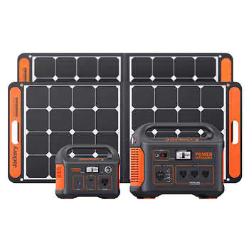 Jackery 1200W Portable Solar Generator Kit