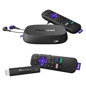 Roku Ultra + Stick Streaming Bundle, 2 Remotes Included