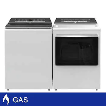 Kenmore 5.3 cu.ft. Energy Star Top Load Washer with Impeller and 7.4 cu. ft. Gas Dryer with Steam Technology