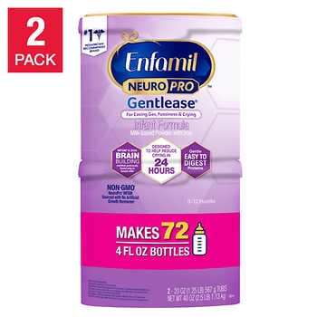 Enfamil NeroPro Infant Gentlease Formula 20 oz, 2-Pack