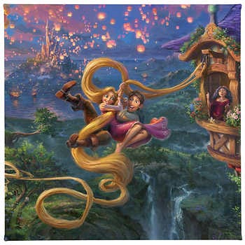Thomas Kinkade Studios Disney Gallery Wrapped Canvas
