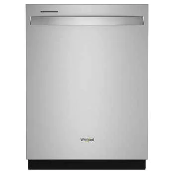 Whirlpool Dishwasher with 3rd Rack and Large Capacity, Stainless Steel