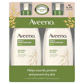 Aveeno Daily Moisturizing Lotion 20 fl oz, 2-Pack