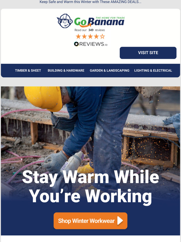 NEW Workwear Available At GREAT Prices