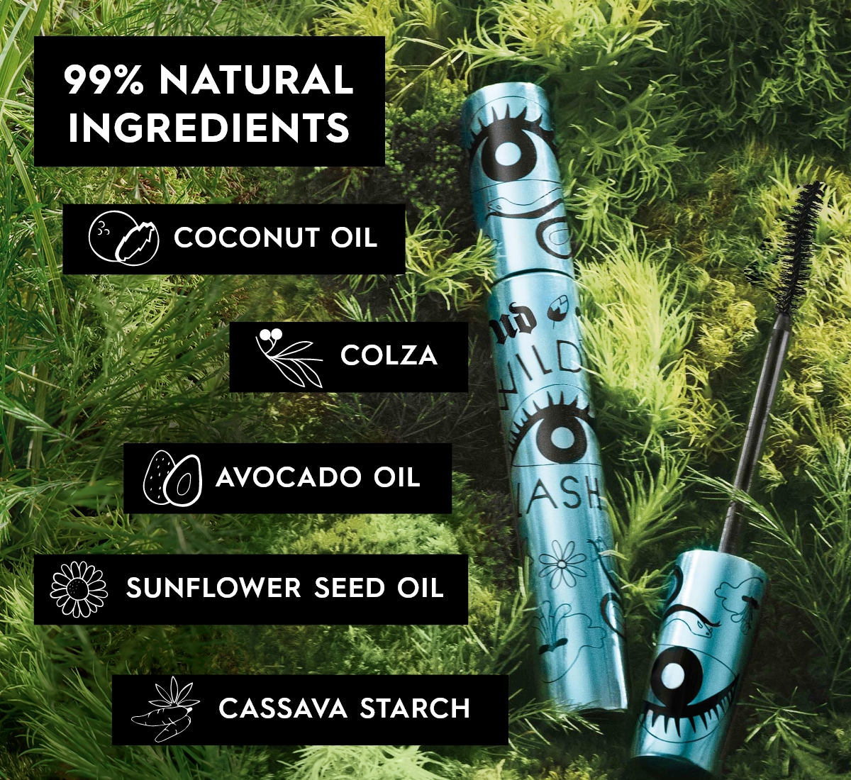 Urban Decay The NEW Wild Mascara Formulated with 99 Natural