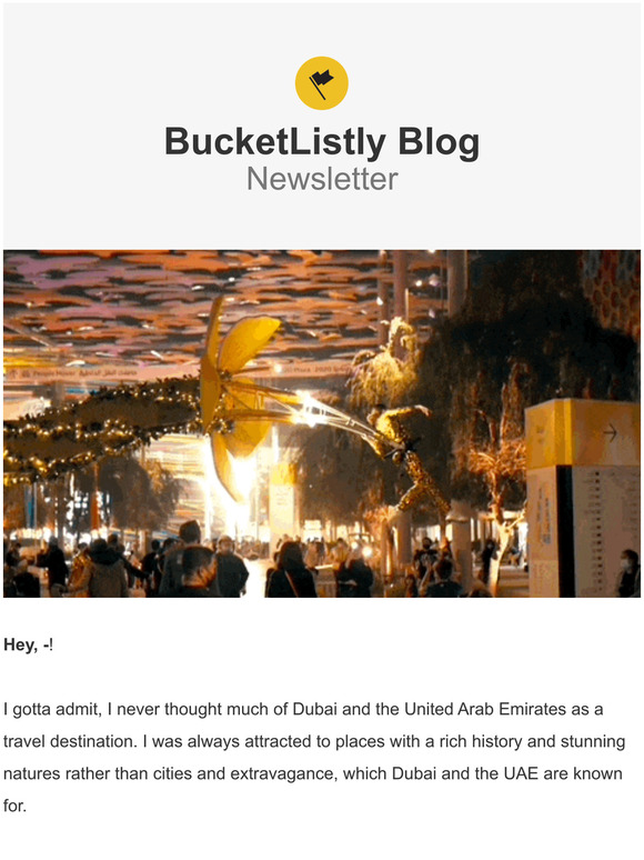 Why Did I Spend 5 Months in Dubai? Here's Why.