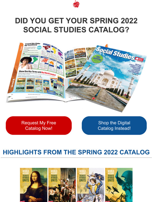 Teacher's Discovery Did You Get Your Spring 2022 Social Studies