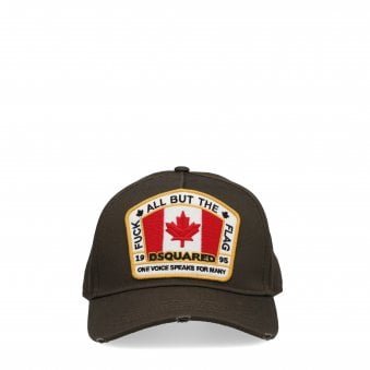 'Fuck All But The Flag' Military Green Cap