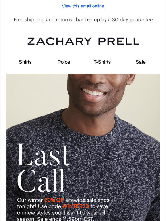 Winter Sale Last Call - Save 20% Off Sitewide!