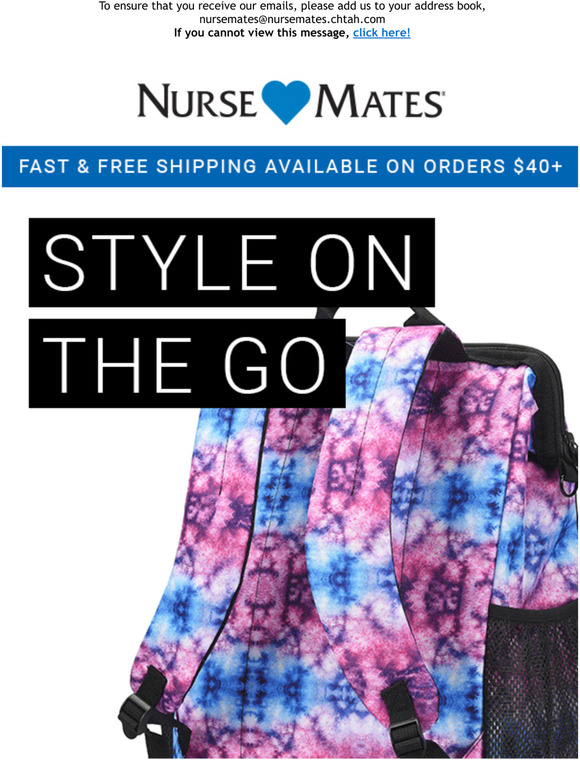 Nurse Mates NEW Ultimate Nursing Backpack Colors Milled