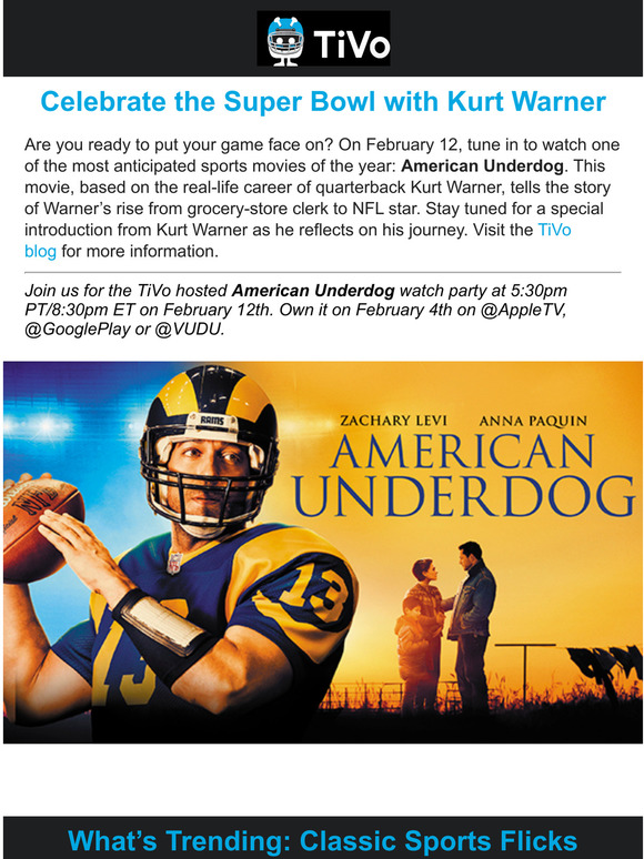 Three Powerful Lessons From American Underdog (Kurt Warner) - Fully  Known, Fully Loved