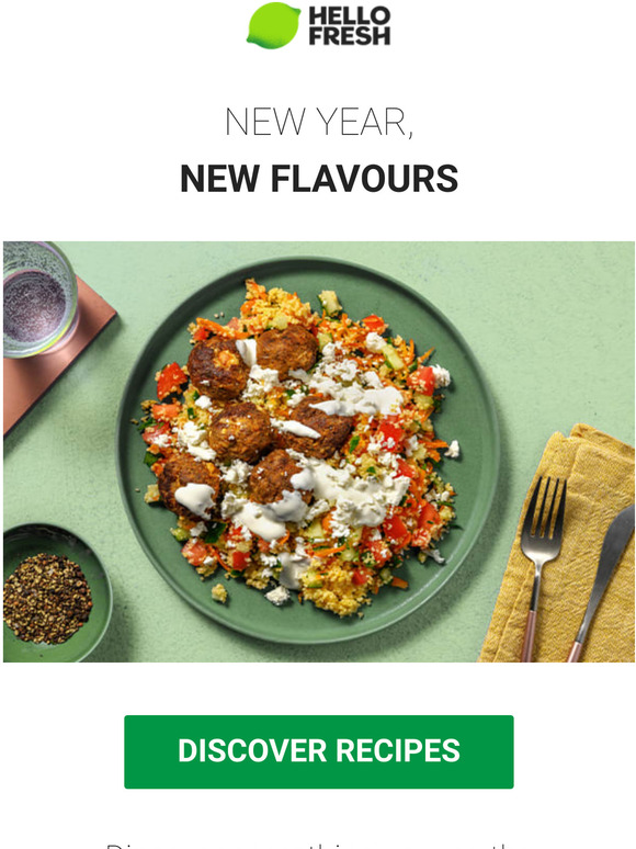 Hellofresh Discover new recipes Milled