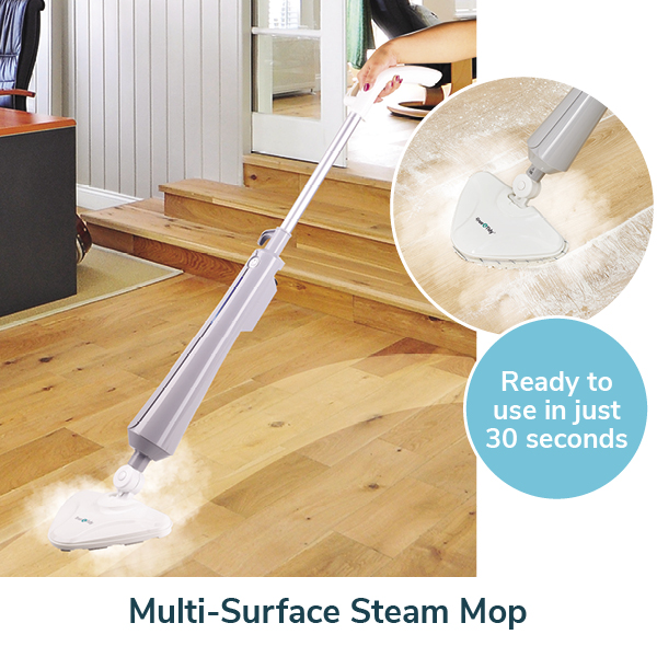 Sporty's Tool Shop MultiSurface Steam Mop Clean, Sanitize, and