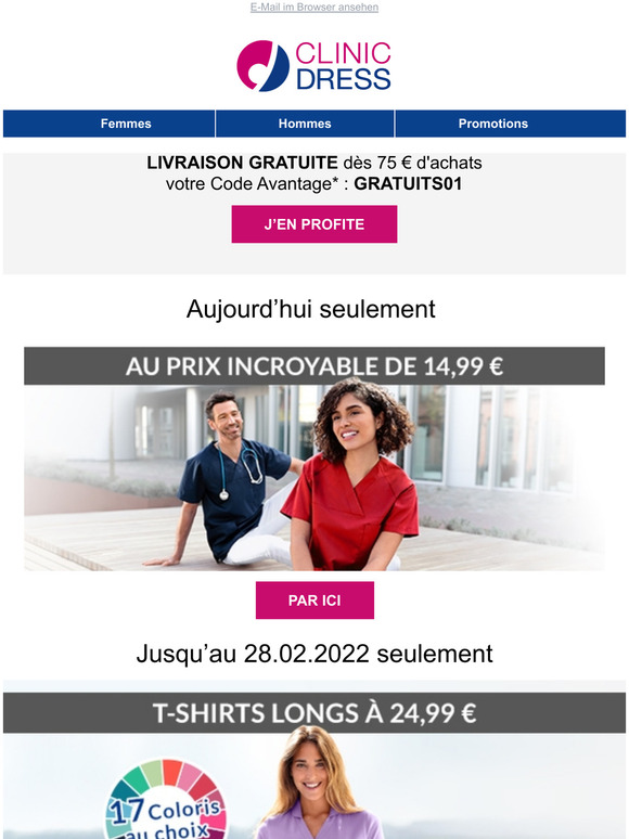 Aujourdhui seulement : Tuniques  14,99