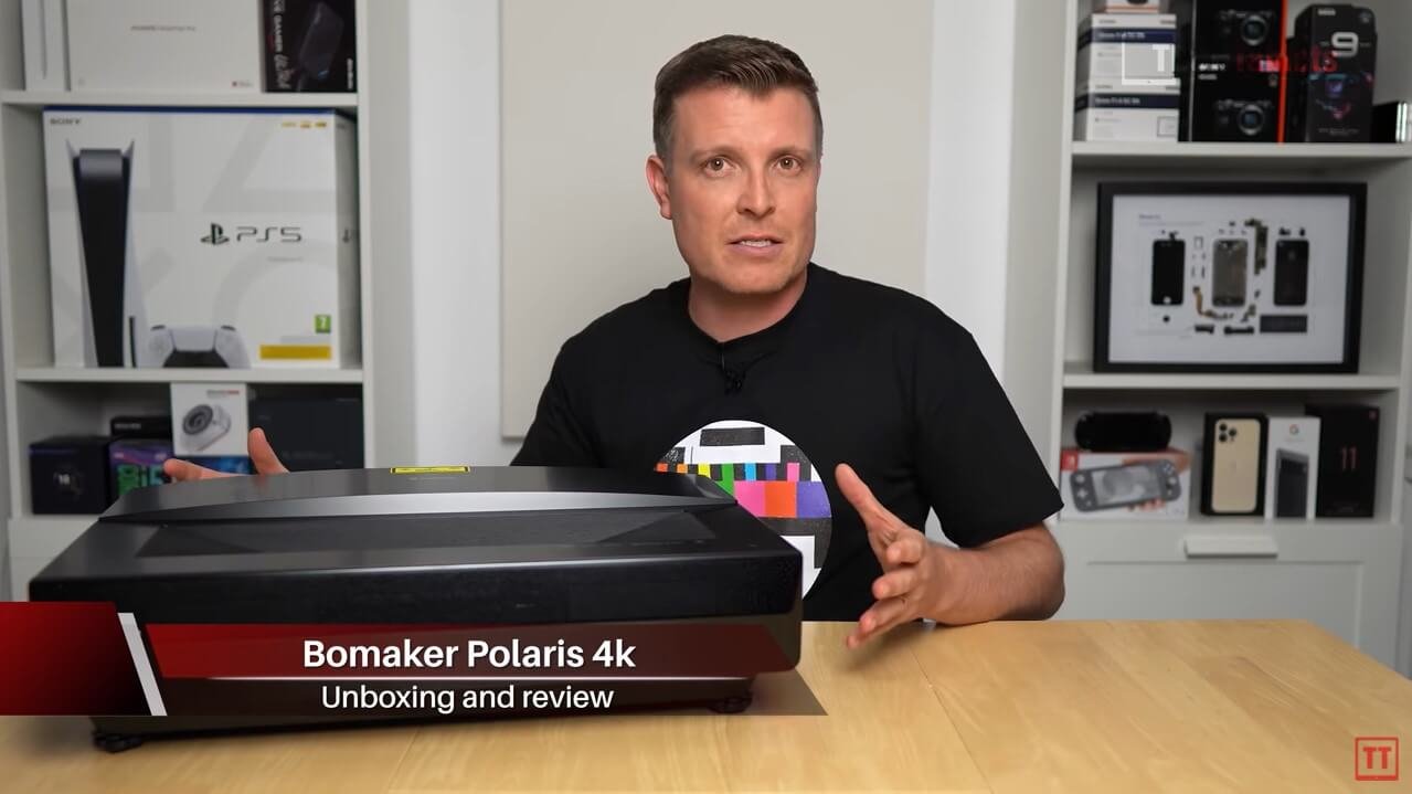 Bomaker Polaris 4K Ultra Short Throw Triple Laser Projector